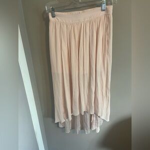 Aritzia Kokomio petal pink flowy soft feline fairycore skirt XS